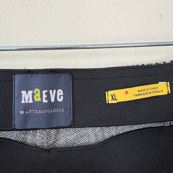 Anthropologie X Maeve Straight Wide Leg Plaid Pants Multicolor Size XL 33"x26" - Picture 3 of 8